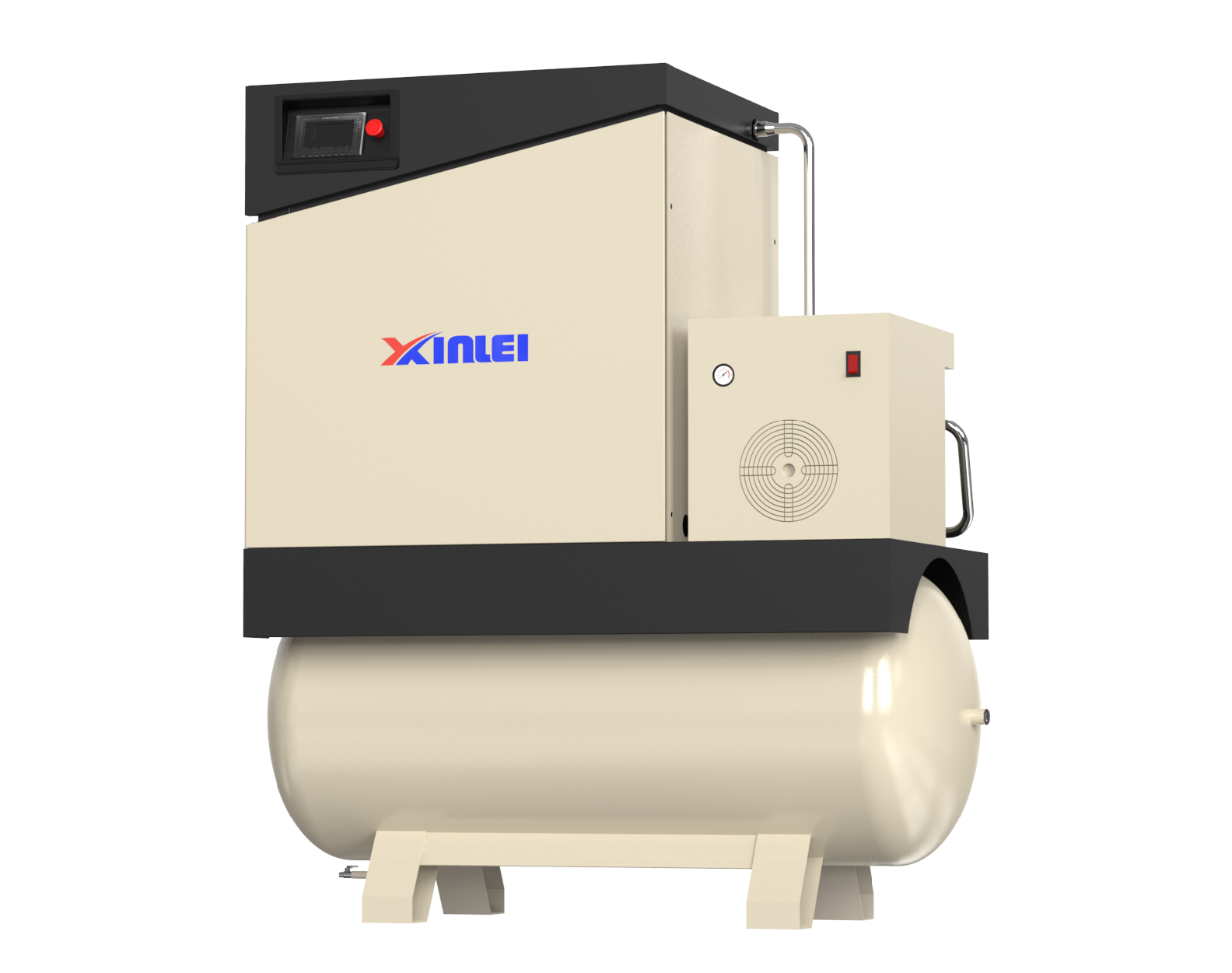 OEM Screw air compressor with tank and dryer (3 in 1)