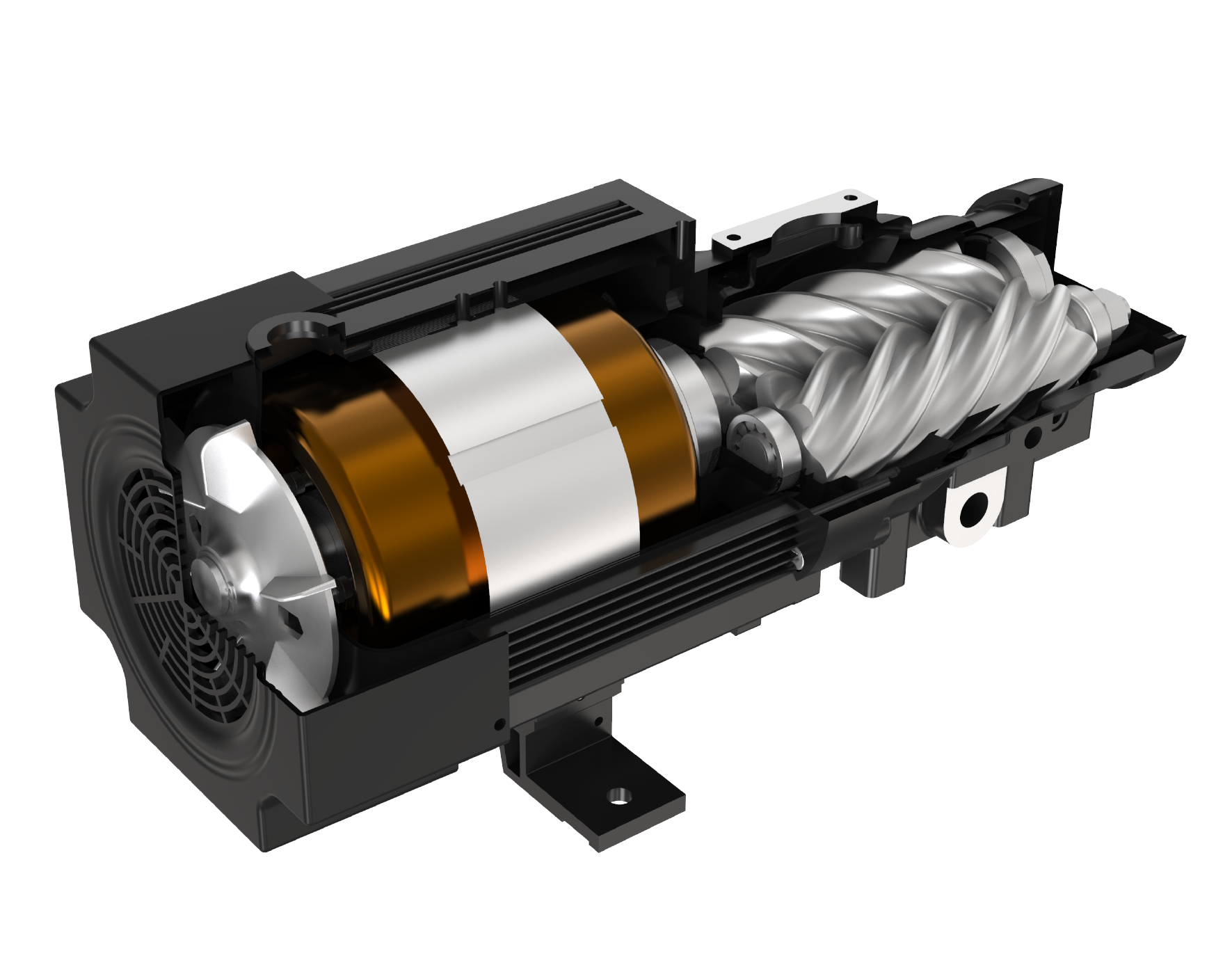 Coaxial all-in-one design