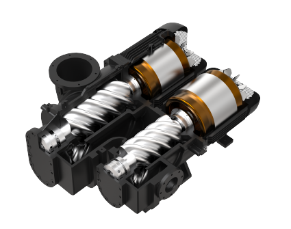 Two-Stage Air-Cooled Compression Unit