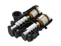 Two-Stage Air-Cooled Compression Unit