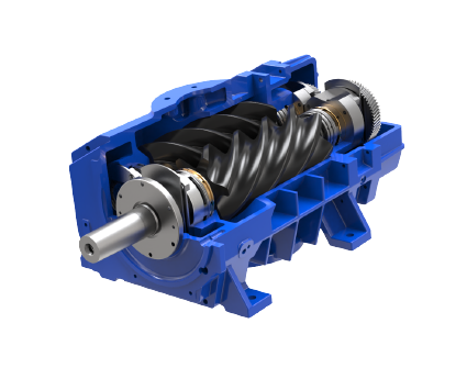 Oil-Free Twin-Screw Airend