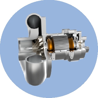 Permanent magnet high speed motor