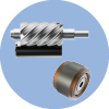 Dual frequency converters independently drive high and low-voltage motors